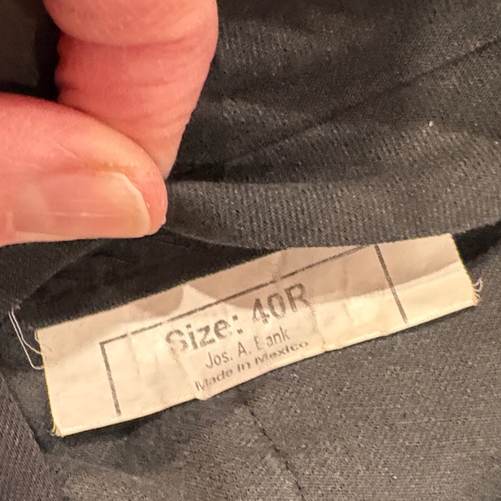 Jos. A. Bank Black Men's Dress Pants - Classic Flat Front 40x31” - Picture 5 of 5
